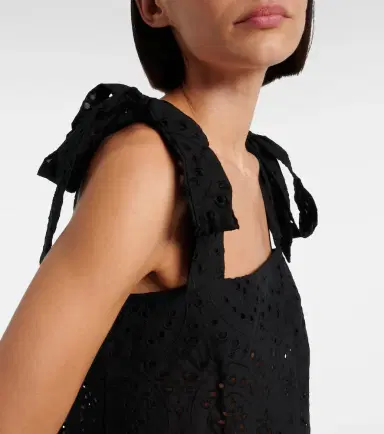 Poupette St Barth Noa broderie anglaise cotton top | Thumbnail 2 Poupette St Barth Noa broderie anglaise cotton top | Thumbnail 2