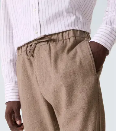 Frescobol Carioca Oscar herringbone cotton-blend straight pants | Thumbnail 5 Frescobol Carioca Oscar herringbone cotton-blend straight pants | Thumbnail 5