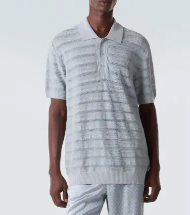 Frescobol Carioca Vidal cotton jacquard polo shirt | Thumbnail 2 Frescobol Carioca Vidal cotton jacquard polo shirt | Thumbnail 2