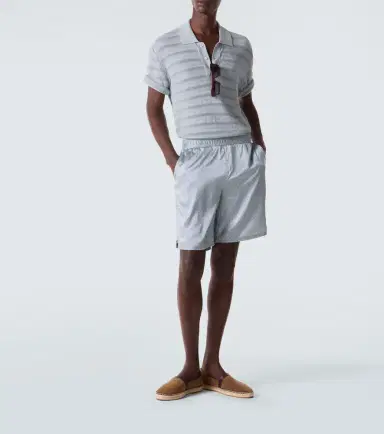 Frescobol Carioca Vidal cotton jacquard polo shirt | Thumbnail 4 Frescobol Carioca Vidal cotton jacquard polo shirt | Thumbnail 4