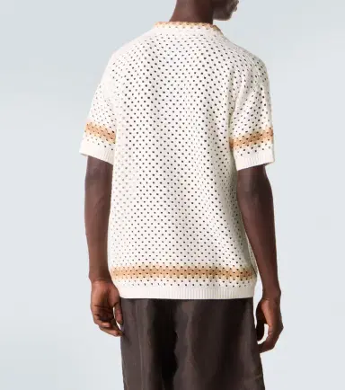 Frescobol Carioca Pinto crochet cotton bowling shirt | Thumbnail 4 Frescobol Carioca Pinto crochet cotton bowling shirt | Thumbnail 4