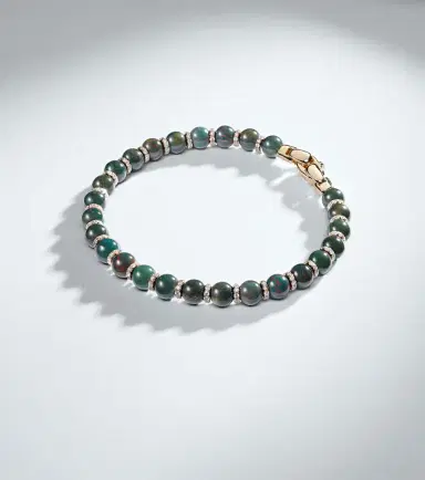 David Yurman Spiritual Beads 18kt gold bracelet with bloodstones and diamonds | Thumbnail 4 David Yurman Spiritual Beads 18kt gold bracelet with bloodstones and diamonds | Thumbnail 4