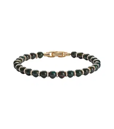 David Yurman Spiritual Beads 18kt gold bracelet with bloodstones and diamonds | Thumbnail 1 David Yurman Spiritual Beads 18kt gold bracelet with bloodstones and diamonds | Thumbnail 1