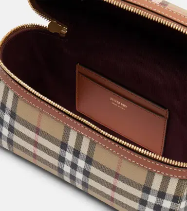 Burberry Vanity Case Check Small vanity bag | Thumbnail 2 Burberry Vanity Case Check Small vanity bag | Thumbnail 2
