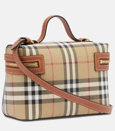 Burberry Vanity Case Check Small vanity bag | Thumbnail 3 Burberry Vanity Case Check Small vanity bag | Thumbnail 3