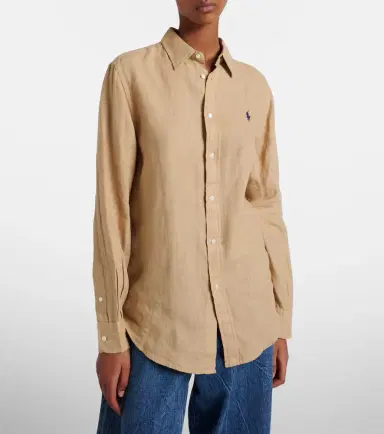 Polo Ralph Lauren Logo linen shirt | Thumbnail 4 Polo Ralph Lauren Logo linen shirt | Thumbnail 4