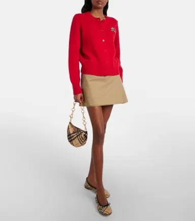 Burberry Medium Check shoulder bag | Thumbnail 4 Burberry Medium Check shoulder bag | Thumbnail 4