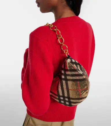 Burberry Medium Check shoulder bag | Thumbnail 5 Burberry Medium Check shoulder bag | Thumbnail 5