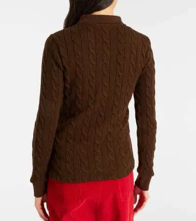 Polo Ralph Lauren Cable-knit cotton polo sweater | Thumbnail 5 Polo Ralph Lauren Cable-knit cotton polo sweater | Thumbnail 5