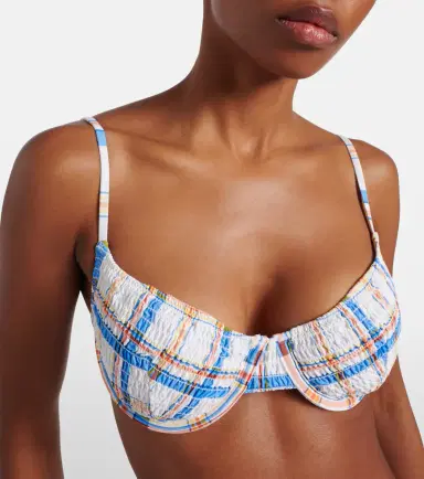 Polo Ralph Lauren Checked bikini top | Thumbnail 4 Polo Ralph Lauren Checked bikini top | Thumbnail 4