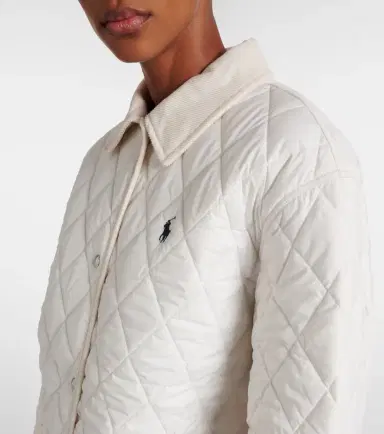Polo Ralph Lauren Logo quilted corduroy-trimmed coat | Thumbnail 6 Polo Ralph Lauren Logo quilted corduroy-trimmed coat | Thumbnail 6