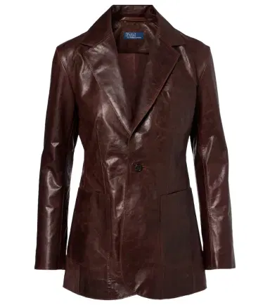 Polo Ralph Lauren Leather blazer | Thumbnail 1 Polo Ralph Lauren Leather blazer | Thumbnail 1
