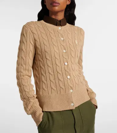 Polo Ralph Lauren Cable-knit cotton cardigan | Thumbnail 3 Polo Ralph Lauren Cable-knit cotton cardigan | Thumbnail 3