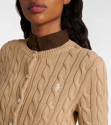 Polo Ralph Lauren Cable-knit cotton cardigan | Thumbnail 5 Polo Ralph Lauren Cable-knit cotton cardigan | Thumbnail 5