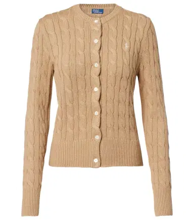 Polo Ralph Lauren Cable-knit cotton cardigan | Thumbnail 1 Polo Ralph Lauren Cable-knit cotton cardigan | Thumbnail 1