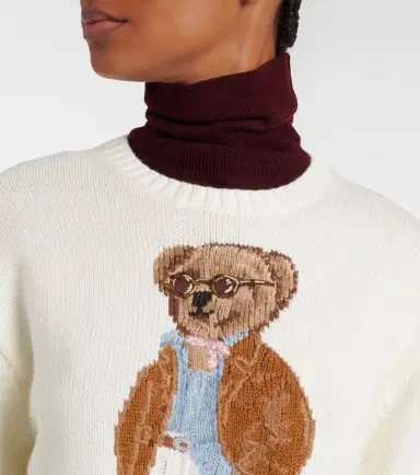 Polo Ralph Lauren Polo Bear intarsia cotton sweater | Thumbnail 3 Polo Ralph Lauren Polo Bear intarsia cotton sweater | Thumbnail 3