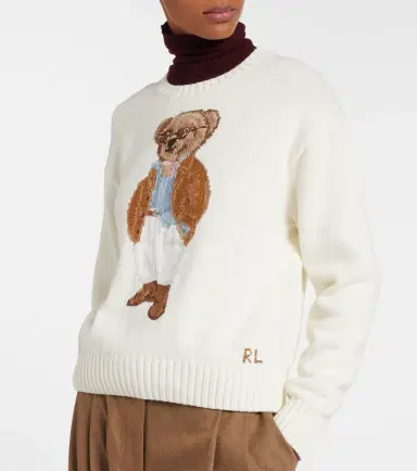 Polo Ralph Lauren Polo Bear intarsia cotton sweater | Thumbnail 4 Polo Ralph Lauren Polo Bear intarsia cotton sweater | Thumbnail 4