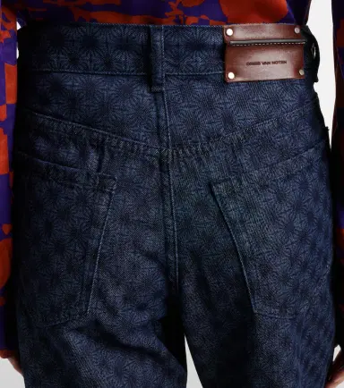 Dries Van Noten Floral wide-leg jeans | Thumbnail 2 Dries Van Noten Floral wide-leg jeans | Thumbnail 2