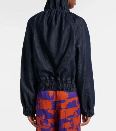 Dries Van Noten Denim bomber jacket | Thumbnail 6 Dries Van Noten Denim bomber jacket | Thumbnail 6