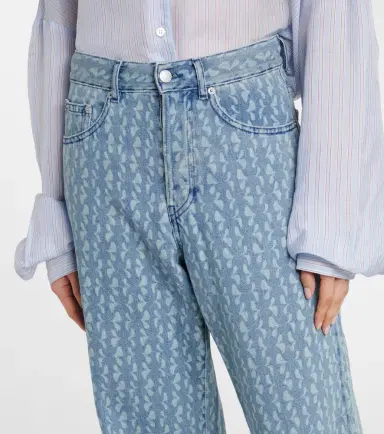 Dries Van Noten Printed wide-leg jeans | Thumbnail 2 Dries Van Noten Printed wide-leg jeans | Thumbnail 2