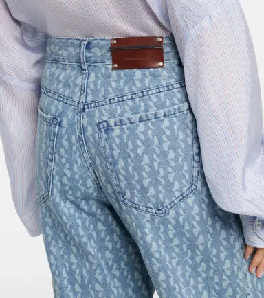 Dries Van Noten Printed wide-leg jeans | Thumbnail 6 Dries Van Noten Printed wide-leg jeans | Thumbnail 6
