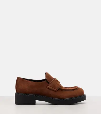 Prada Chocolate suede loafers | Thumbnail 2 Prada Chocolate suede loafers | Thumbnail 2