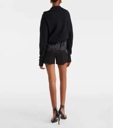 Tom Ford High-rise silk-blend satin shorts | Thumbnail 5 Tom Ford High-rise silk-blend satin shorts | Thumbnail 5