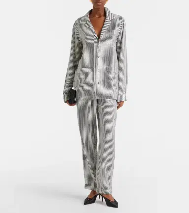 Tom Ford Striped oversized silk shirt | Thumbnail 2 Tom Ford Striped oversized silk shirt | Thumbnail 2