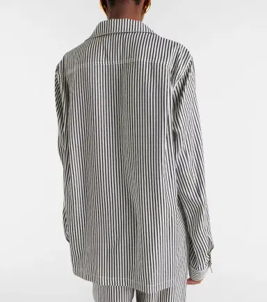 Tom Ford Striped oversized silk shirt | Thumbnail 4 Tom Ford Striped oversized silk shirt | Thumbnail 4