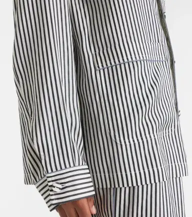Tom Ford Striped oversized silk shirt | Thumbnail 6 Tom Ford Striped oversized silk shirt | Thumbnail 6