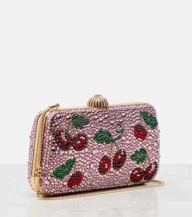 Valentino Garavani Carry Secrets Cherryfic embellished clutch | Thumbnail 4 Valentino Garavani Carry Secrets Cherryfic embellished clutch | Thumbnail 4