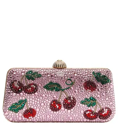 Valentino Garavani Carry Secrets Cherryfic embellished clutch | Thumbnail 1 Valentino Garavani Carry Secrets Cherryfic embellished clutch | Thumbnail 1