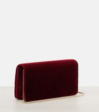 Valentino Garavani VLogo Mini bow-detail velvet clutch | Thumbnail 3 Valentino Garavani VLogo Mini bow-detail velvet clutch | Thumbnail 3