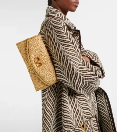 Valentino Garavani DeVain Small cloqué jacquard shoulder bag | Thumbnail 5 Valentino Garavani DeVain Small cloqué jacquard shoulder bag | Thumbnail 5