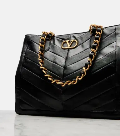 Valentino Garavani Laseine chevron leather tote bag | Thumbnail 2 Valentino Garavani Laseine chevron leather tote bag | Thumbnail 2