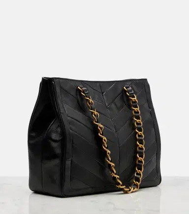 Valentino Garavani Laseine chevron leather tote bag | Thumbnail 4 Valentino Garavani Laseine chevron leather tote bag | Thumbnail 4