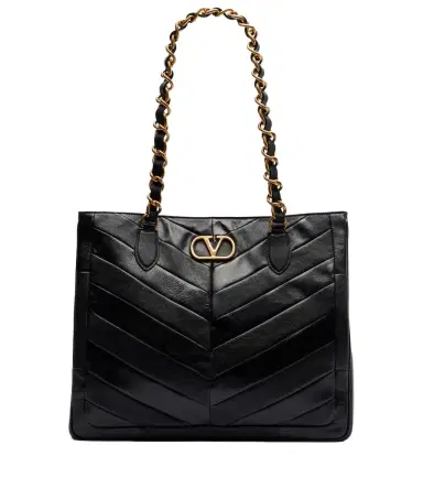 Valentino Garavani Laseine chevron leather tote bag | Thumbnail 1 Valentino Garavani Laseine chevron leather tote bag | Thumbnail 1