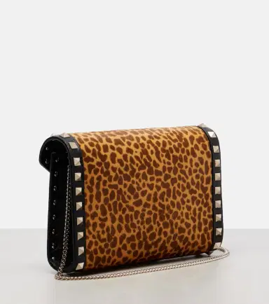 Valentino Garavani Rockstud Mini calf hair crossbody bag | Thumbnail 3 Valentino Garavani Rockstud Mini calf hair crossbody bag | Thumbnail 3