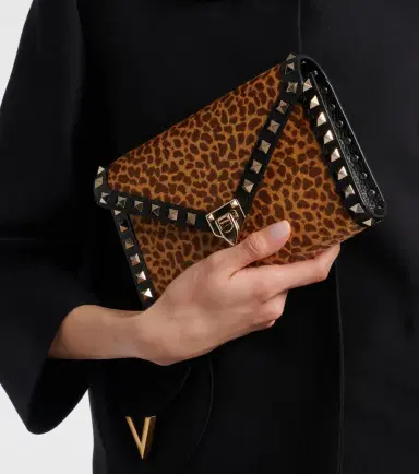 Valentino Garavani Rockstud Mini calf hair crossbody bag | Thumbnail 5 Valentino Garavani Rockstud Mini calf hair crossbody bag | Thumbnail 5