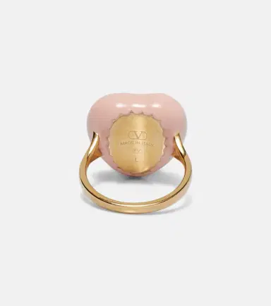 Valentino Garavani Caur Royal VLogo enamel ring | Thumbnail 2 Valentino Garavani Caur Royal VLogo enamel ring | Thumbnail 2