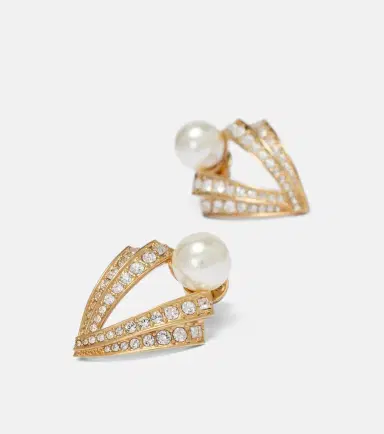 Valentino Je Les V embellished earrings | Thumbnail 2 Valentino Je Les V embellished earrings | Thumbnail 2