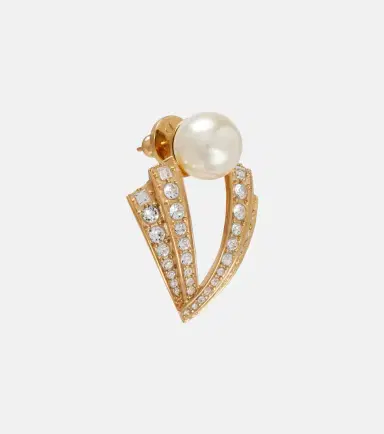 Valentino Je Les V embellished earrings | Thumbnail 3 Valentino Je Les V embellished earrings | Thumbnail 3