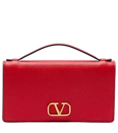 Valentino Garavani VLogo Mini leather wallet on chain | Thumbnail 1 Valentino Garavani VLogo Mini leather wallet on chain | Thumbnail 1