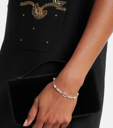 Valentino VLogo embellished chain bracelet | Thumbnail 4 Valentino VLogo embellished chain bracelet | Thumbnail 4