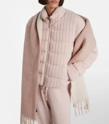 Moncler Wool and cashmere down cardigan | Thumbnail 2 Moncler Wool and cashmere down cardigan | Thumbnail 2