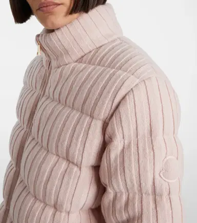 Moncler Wool and cashmere down cardigan | Thumbnail 4 Moncler Wool and cashmere down cardigan | Thumbnail 4