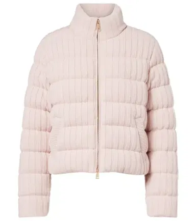 Moncler Wool and cashmere down cardigan | Thumbnail 1 Moncler Wool and cashmere down cardigan | Thumbnail 1