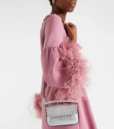 Valentino Garavani Rockstud Small metallic leather top-handle bag | Thumbnail 7 Valentino Garavani Rockstud Small metallic leather top-handle bag | Thumbnail 7