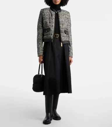 Moncler Down-paneled wool-blend jacket | Thumbnail 6 Moncler Down-paneled wool-blend jacket | Thumbnail 6