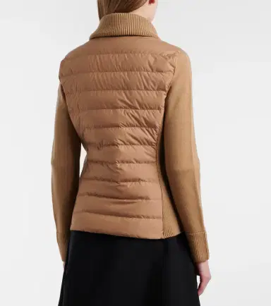 Moncler Down-paneled wool cardigan | Thumbnail 6 Moncler Down-paneled wool cardigan | Thumbnail 6